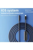 Endoskop Yılan Video Kamera İos Uyumlu Led’li 10 Metre 7 Mm Sert Kablo 2mp Full Hd - 1