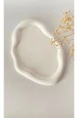 Dekoratif Bulut Tabak, Bulut Tabak, Dekoratif Takı Tabağı, Dekoratif Tabak 24 cm - 2