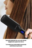 GOLDMASTER Cemre Dijital Ekranlı Turmalin Seramik Geniş Plakalı Iyonik Saç Düzleştirici thumbnail 7