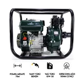 DAWREEK Benzinli Su pompası Wp20H2 thumbnail 1