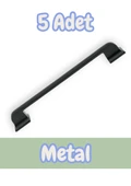 Beta Alüminyum Metal Lüks Modern Mobilya Çekmece Mutfak Dolabı Kulpu 160mm-192mm (5 Adet) thumbnail 3