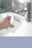 Beton Beyaz Diş Fırçalık | Elektrikli Diş Fırçası, Diş Macunu ve Tezgah Üstü Düzenleyici - 2