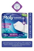 Moly Yatak Koruyucu Örtü 60x90cm 30'lu - 1