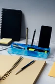 Beton Masaüstü Organizer | Kalemlik, Telefon ve Kartlık Düzenleyici – Şık Ofis Masa Dekoru - 5