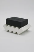 Dekoratif Beton Sabunluk | Dayanıklı, El Yapımı, Modern Tasarım Banyo Dekorasyon Ürünü - 1