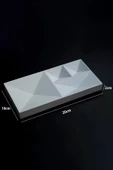 Beton Geometrik Takı Organizer | Yüzük, Kolye, Küpe ve Saat Düzenleyici Dekoratif Tepsi - 8