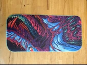 SGE TEKNOLOJİ 70X30 CM FOSFORLU DİKİŞ HYPE KAYDIRMAZ TABAN SPEED YÜZEY OYUNCU MOUSE PAD GAMİNG PAD - 1