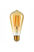 ekim aydınlatma 4w ST64 rustik flamanlı armut dekoratif led ampul ( DİMLENEBİLİR ÖZELLİKLİ ) - 5