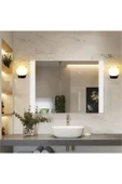 ekim aydınlatma 12 Watt Modern Tasarım Bahçe, Balkon, Banyo Apliği Günışığı Led Armatür Duvar Aplik - 6
