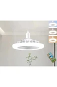 CT-1153 Poyraz Fanlı LED 42 Watt Ampul Lamba Beyaz Işık Vantilatör Aydınlatma E27 3 Renk Dim Ed - 1