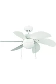 Ekim Aydınlatma Kcf281 60w 30 Inç Beyaz Altı Kanatlı Lambalı Ipli Tavan Vantilatörü - 1