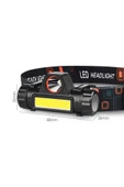ekim aydınlatma Led Kafa Feneri (USB ŞARJLI) Çift Fonksiyonlu Fener CT-9120 - 1