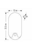 12w Sensörlü Dekoratif Led Aplik Ct-7093 - 3