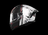 KASK MT BRAKER SV CHARM A1 MAT SİYAH/BEYAZ - 1