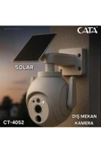 Ct-4052 Gece Görüşlü Solar Akıllı Dış Mekan Kamera - 1