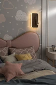 ekim aydınlatma Oynar Başlı, 3000 Kelvin Günışğı Ledli 12W Duvar Aplik, Yatak Başı Aplik - 1