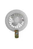 CT-1153 Poyraz Fanlı LED 42 Watt Ampul Lamba Beyaz Işık Vantilatör Aydınlatma E27 3 Renk Dim Ed - 6