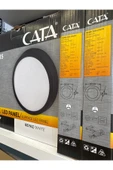 Ct-5235 18w 6400k S. Üstü Led Beyaz Işık Armatür Yuvarlak Siyah Metal Kasa - 7