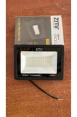ekim aydınlatma 100 w IP65 DIŞ MEKAN led projektör siyah kasa beyaz ışık - bahçe bina aydınlatması - 1