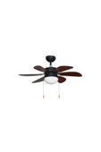 ekim aydınlatma Kcf280 60w Ahşap 6 Kanatlı Avizeli Tavan Vantilatörü - 1