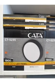 Ct-5235 18w 6400k S. Üstü Led Beyaz Işık Armatür Yuvarlak Siyah Metal Kasa - 5