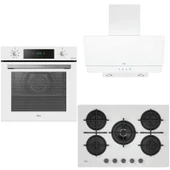 Hoover XL Beyaz Ankastre Set (HO3158W -HVG74C3W -HDG9C2GWTK ) - 1