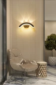 ekim aydınlatma 12w modern tasarım dekoratif led - bahçe,teras,kamelya,salon,balkon apliği - 1