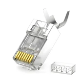 MN6 M118XF Cat 7 jack/30Gbps’ye kadar Hız-10 Adet-Nikel kaplı koruma/Cat7 CAT6A Soket-Cat7 rj45 konnektör - 1