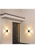 ekim aydınlatma 4 Watt Dekoratif İç ve Dış Mekan Led Aplik, (Elektriğe Bağlı Çalışır) Duvar Apliği - 4