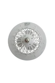 CT-1153 Poyraz Fanlı LED 42 Watt Ampul Lamba Beyaz Işık Vantilatör Aydınlatma E27 3 Renk Dim Ed - 7