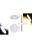 25w Beyaz Kasa Sıva Üstü Oval Led Panel Armatür Ct-5271b-b Beyaz Işık - 3