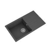 Real Stone P014 Loadikya 86 Xl Antrasit Granit Mutfak Eviyesi 86 x 50 cm thumbnail 2