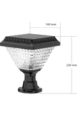 ekim aydinlatma Solar Set Üstü Bahçe Armatürü - 2
