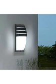 ekim aydınlatma 24w Siyah Elips Yarı Panjurlu banyo,bahçe,balkon,teras Duvar Apliği - 7