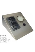 Tezgah Altı 2 Li Priz Işık 1watt Ct-5109 beyaz ışık - 2
