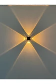 ekim aydınlatma 4 Watt Dekoratif İç ve Dış Mekan Led Aplik, (Elektriğe Bağlı Çalışır) Duvar Apliği - 1