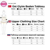 Büyük Beden Leopar Kalp Baskılı Tüğ Detay İnci İşleme Kışlık Bluz - 3