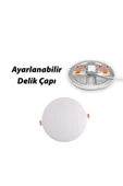 ekim aydınlatma 36 Watt, Beyaz Işık, Delik Çapı Ayarlanabilir Modern Tavan Armatürü - 6