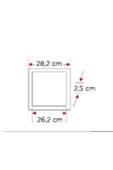 ekim aydınlatma 24 Watt Beyaz Işık, Sıva Üstü Metal Kasa Tavan Armatürü, - 5