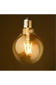 ekim aydınlatma 4 w G95 rustik led flamanlı dekoratif ampul ( DİMLENEBİLİR ÖZELLİKLİ ) - 2
