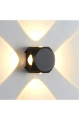 ekim aydınlatma 4 Watt Dekoratif İç ve Dış Mekan Led Aplik, (Elektriğe Bağlı Çalışır) Duvar Apliği - 2