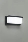 ekim aydınlatma 18w Led Dış mekan duvar aplik siyah kasa G.ışığı-beyaz renk seçenekleriyle - 2
