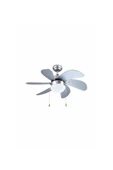 ekim aydınlatma Kcf282 60w Silver 6 Kanatlı Avizeli Tavan Vantilatörü - 1