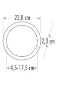 Ct-5648 20w 6400k Beyaz Plus Yuvarlak Led Panel - 2