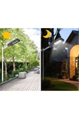 ekim aydinlatma 180w Solar Dış Mekan Sokak Armatürü Uzaktan Kumandalı Beyaz Işık - 4