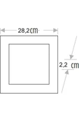 Sıva Üstü Kare Led Armatür 30W 6400K Beyaz CT-5274-B - 6