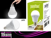 PANTHER 12W-RC BEYAZ ŞARJLI LED AMPUL - 1