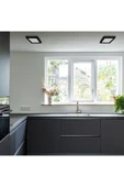 18 W Led Panel - Beyaz Işık (6500K) - Siyah Kasa - Kare - Sıva Üstü - CT-5236B - 6