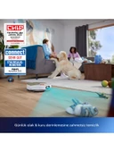 XU7000/02 7000 Serisi HomeRun Aqua Islak Kuru Robot Süpürge, Sarj İstasyonlu, İpek Beyaz ve Altın Sarısı, - 5