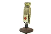 Dekoratif Metal Mikrofon Obje Biblo Vintage Hediyelik thumbnail 2